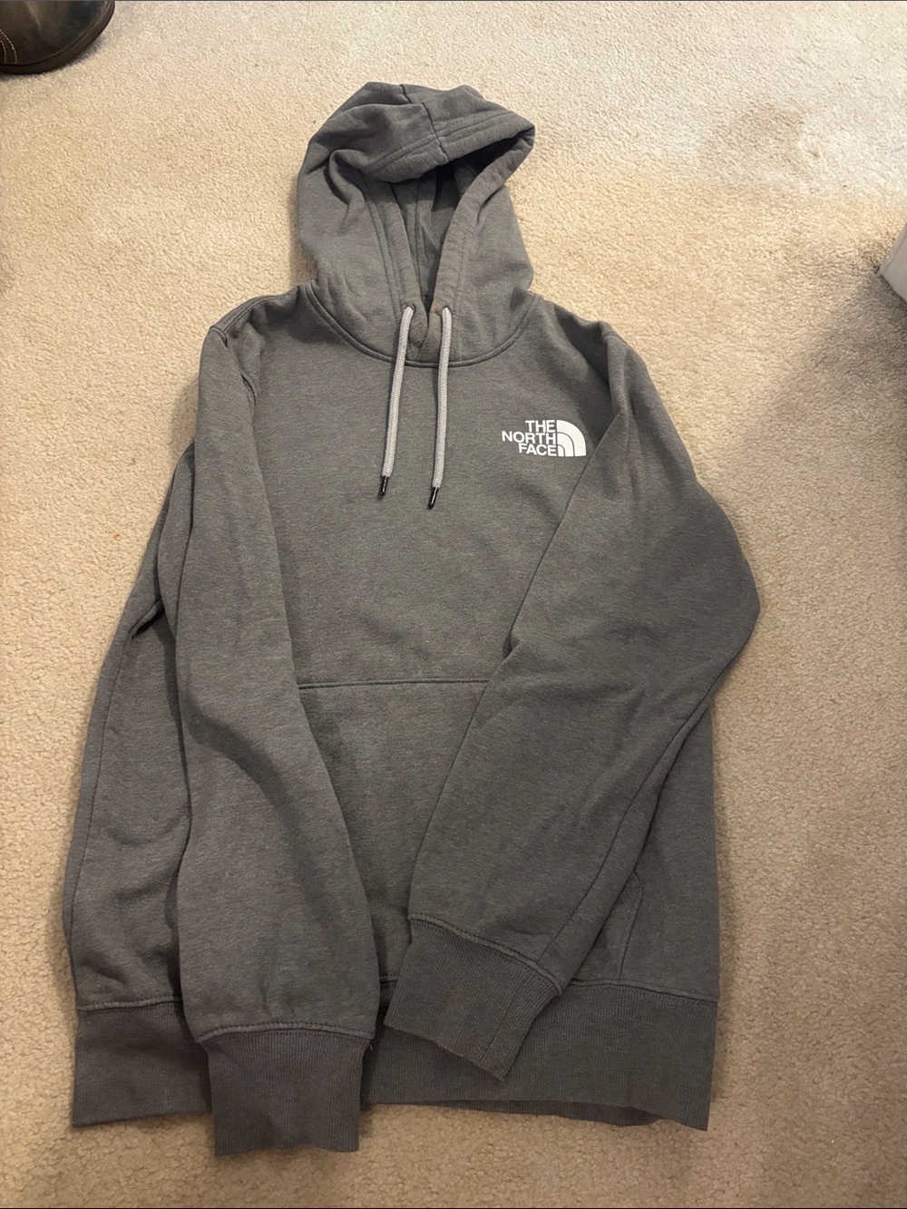 The North Face Men's Charcoal Gray Hooded Pullover